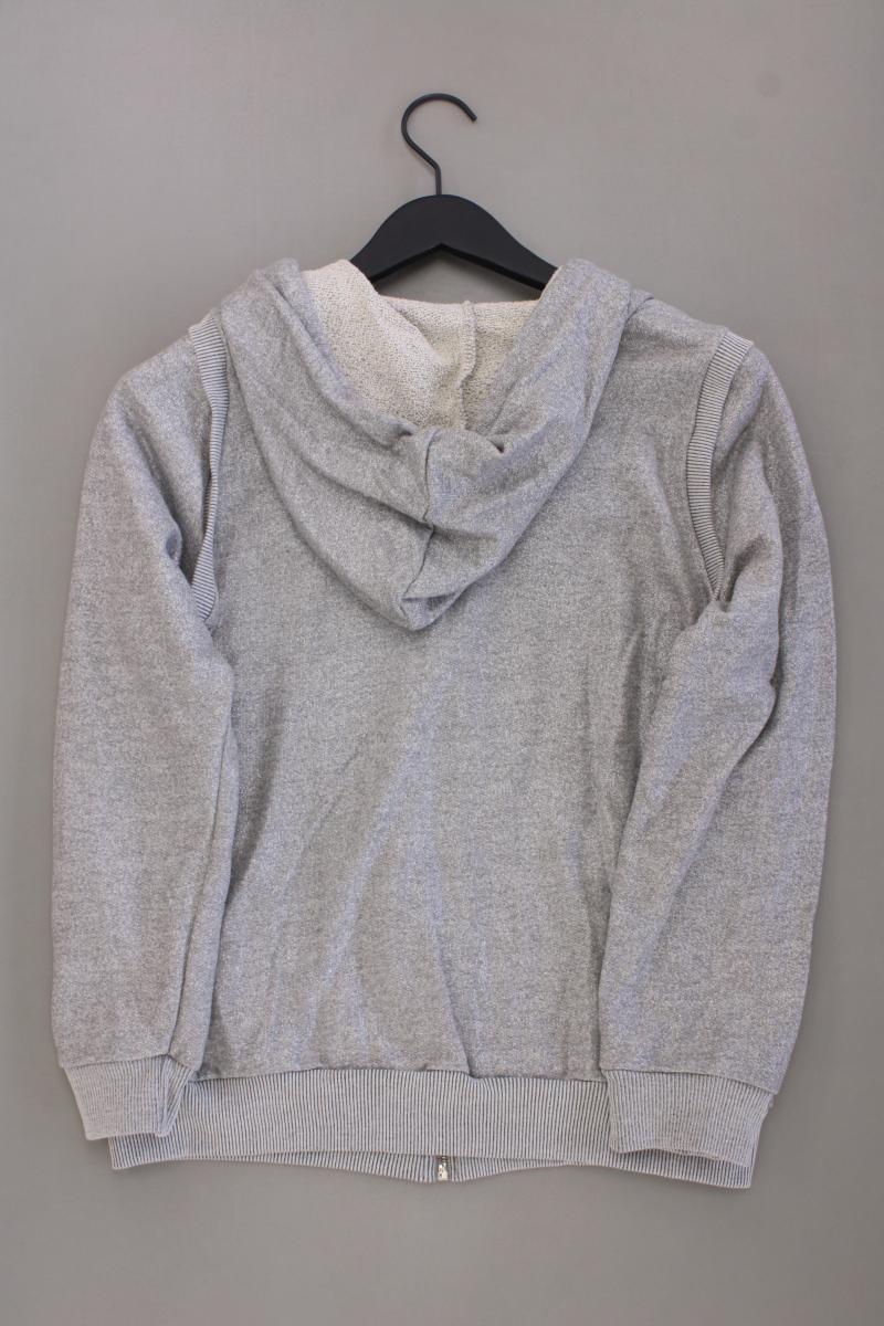 Made in Italy Cardigan Gr. L Langarm silber aus Baumwolle