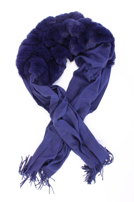 Schal blau aus Viskose