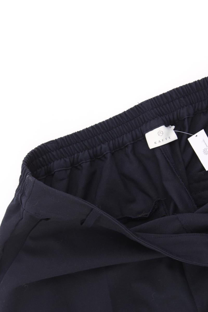Kaffe Stoffhose Gr. 46 blau aus Polyester