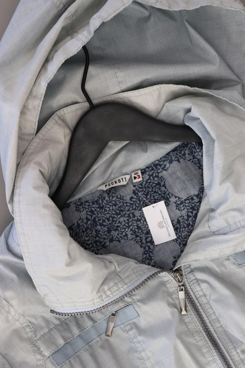 PECKOTT Übergangsjacke Gr. 46 blau aus Polyester