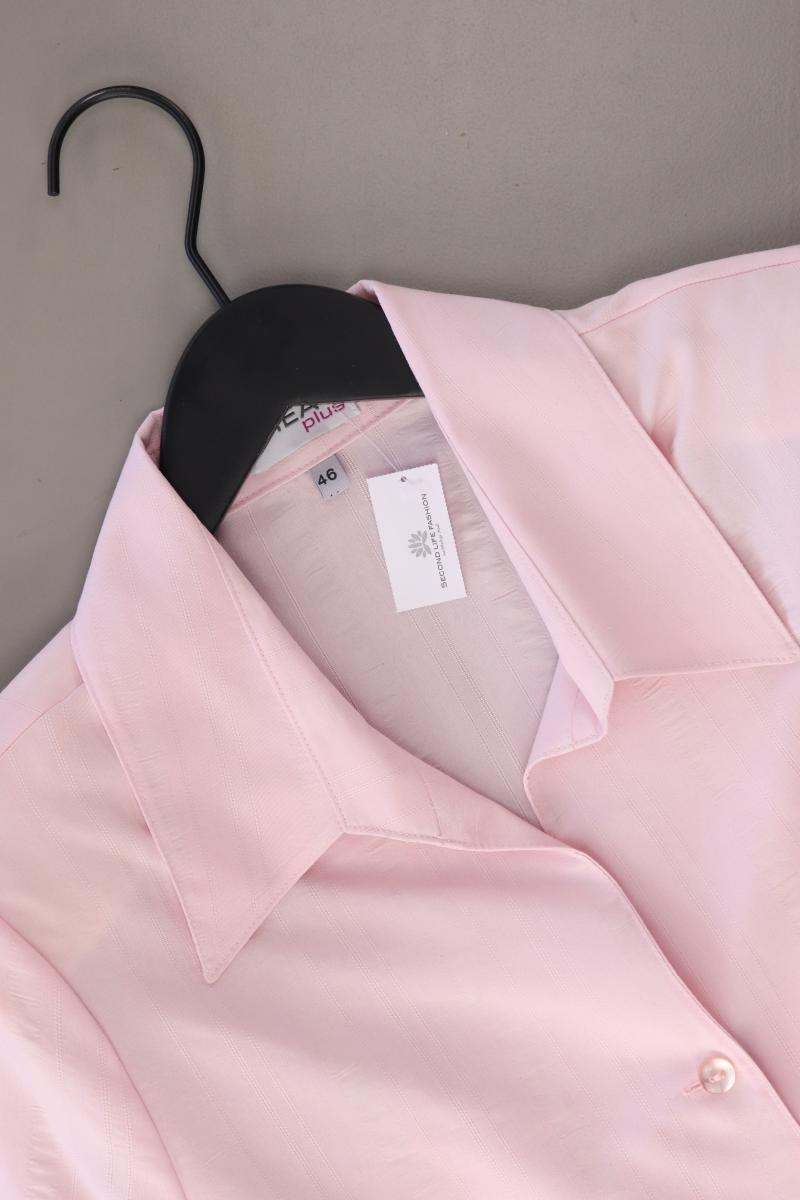 THEA Regular Bluse Gr. 46 3/4 Ärmel rosa aus Viskose