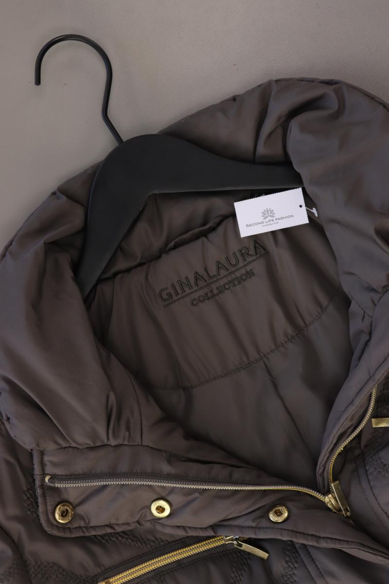Gina Laura Steppjacke Gr. XL neuwertig braun aus Polyester