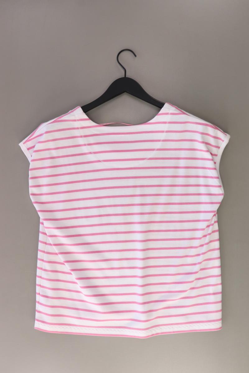 JOY Printshirt Gr. 46 gestreift Kurzarm rosa aus Baumwolle