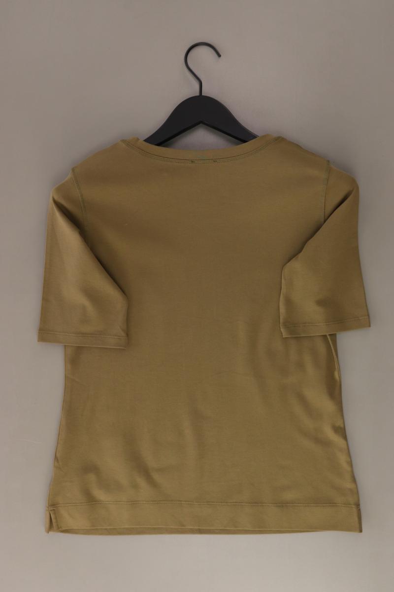Gerry Weber T-Shirt Gr. 36 Kurzarm olivgrün aus Baumwolle
