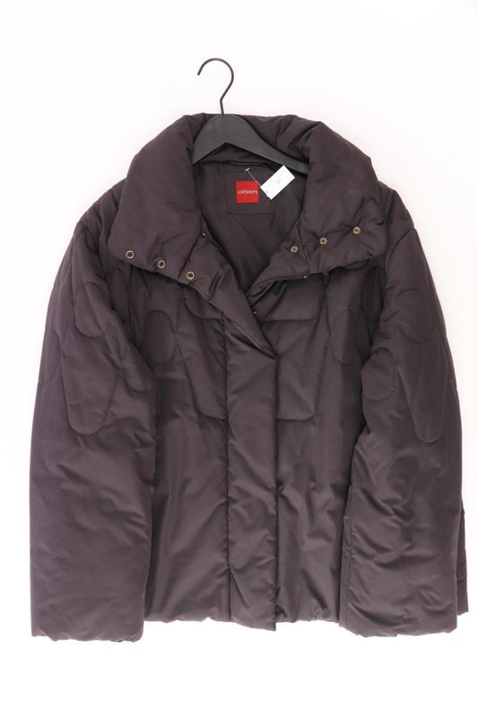 olsen Lange Jacke Gr. 44 braun aus Polyester
