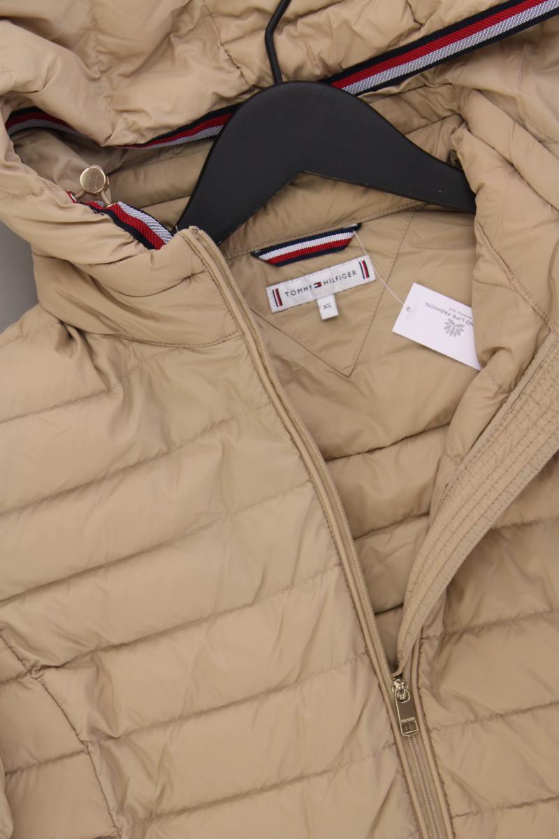 Tommy Hilfiger Daunenjacke Gr. XS neuwertig braun aus Polyamid