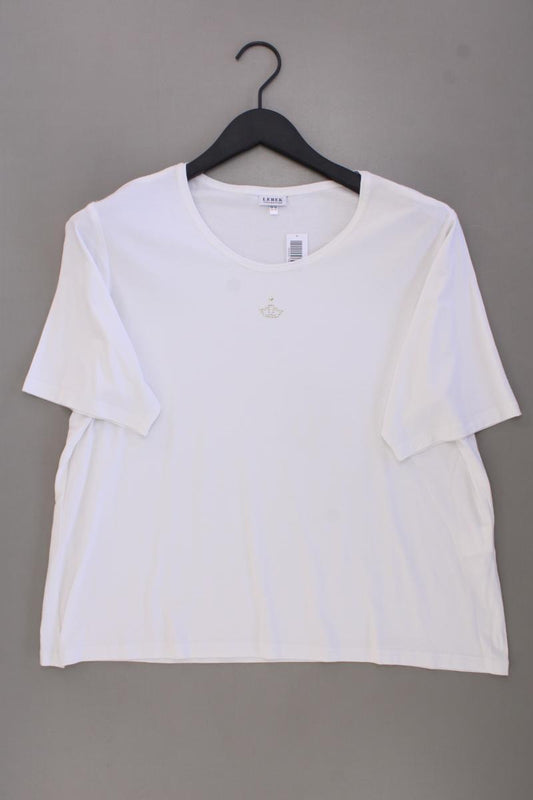 LEBEK Barbara Lebek T-Shirt Gr. 46 neuwertig Kurzarm weiß aus Viskose
