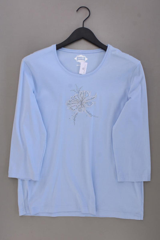 Adagio Classic Shirt Gr. 46 neuwertig 3/4 Ärmel blau aus Baumwolle