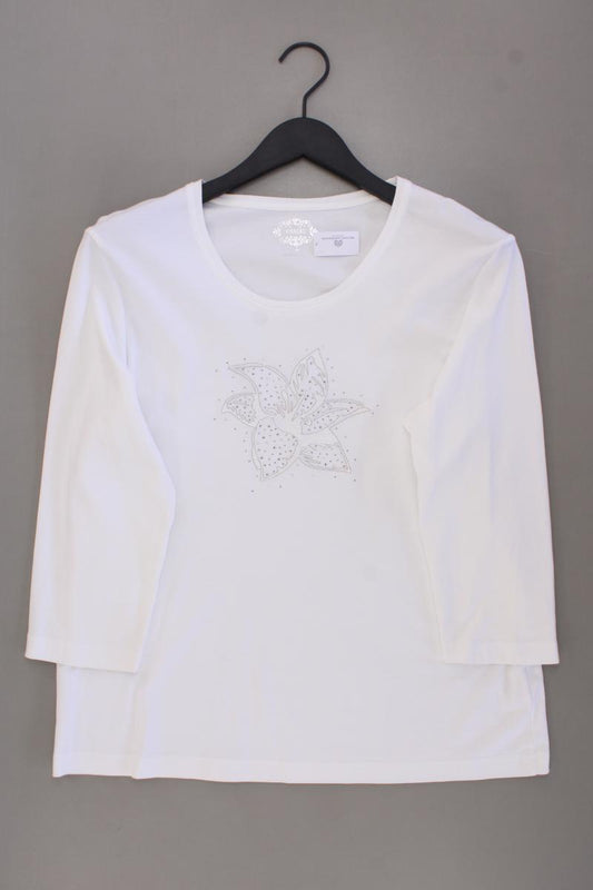 Adagio Classic Shirt Gr. 44 3/4 Ärmel weiß aus Baumwolle