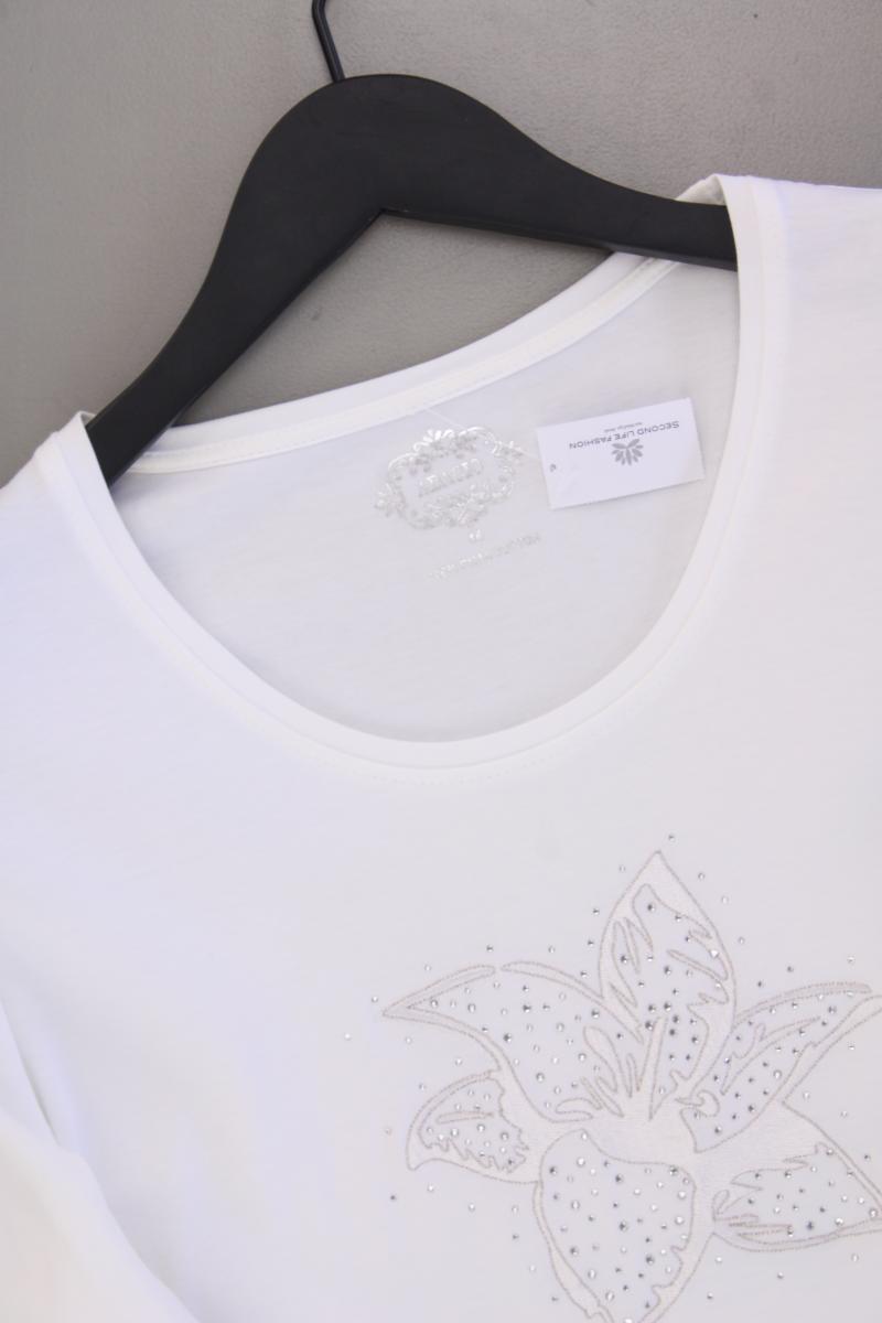 Adagio Classic Shirt Gr. 44 3/4 Ärmel weiß aus Baumwolle