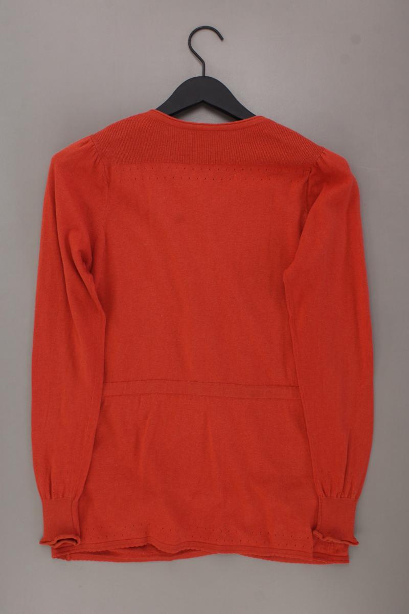 Gudrun Sjöden Strickjacke Gr. S Langarm orange aus Baumwolle