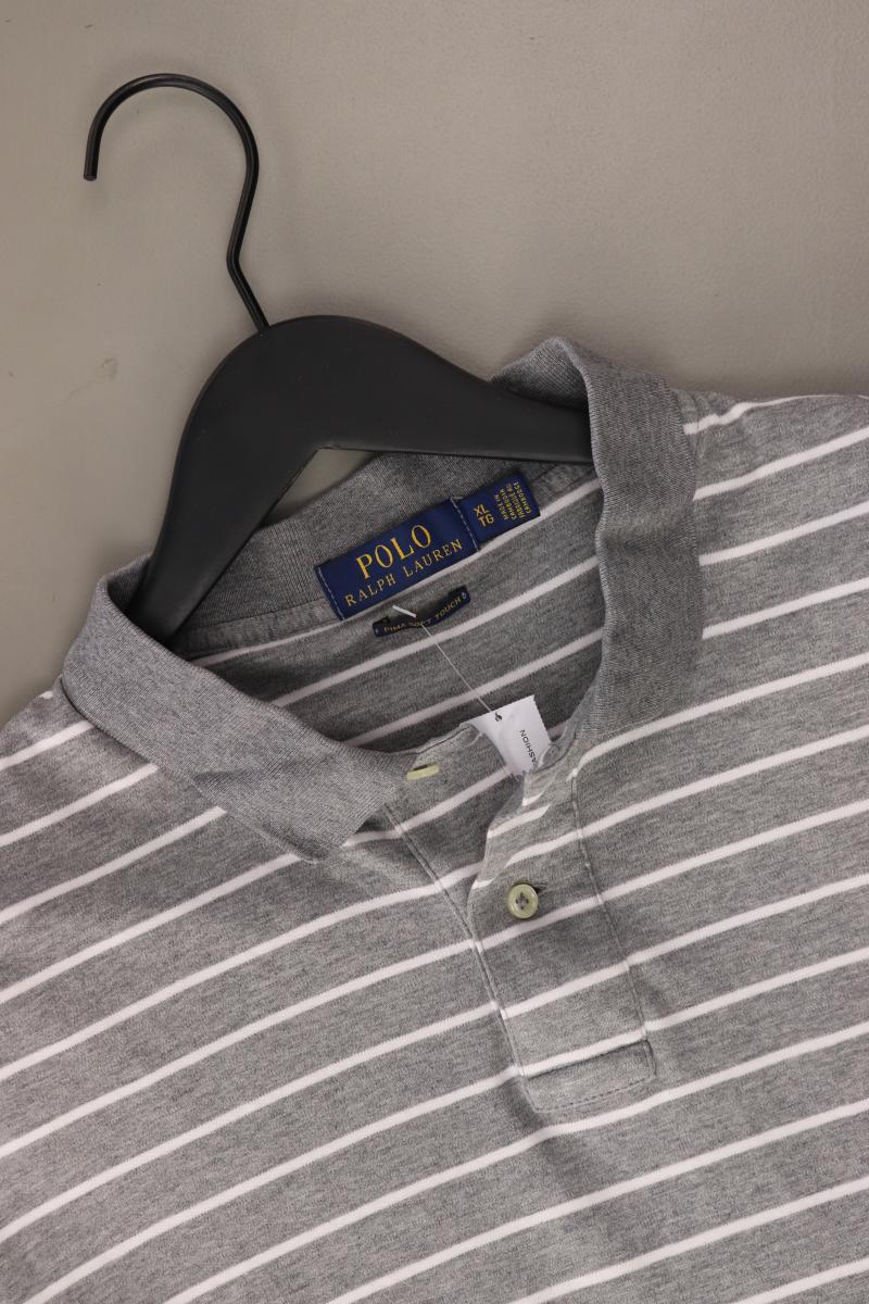 Polo Ralph Lauren Ringelshirt für Herren Gr. XL gestreift Kurzarm grau