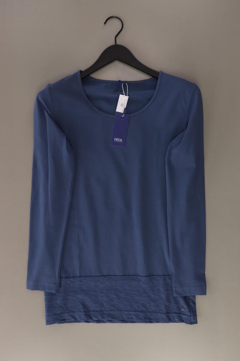 Cecil Longsleeve-Shirt Gr. M neu mit Etikett Neupreis: 22,99€! Langarm blau