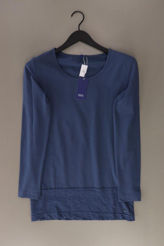 Cecil Longsleeve-Shirt Gr. M neu mit Etikett Neupreis: 22,99€! Langarm blau