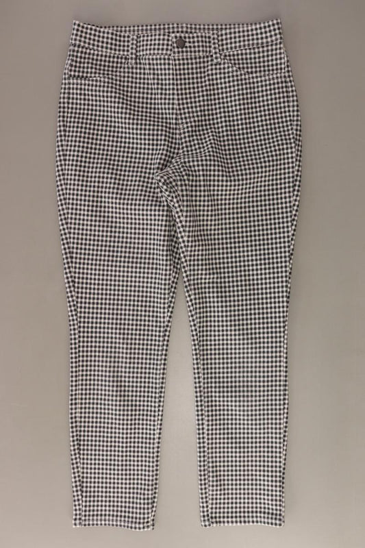 Uniqlo 7/8 Hose Gr. M kariert grau aus Baumwolle