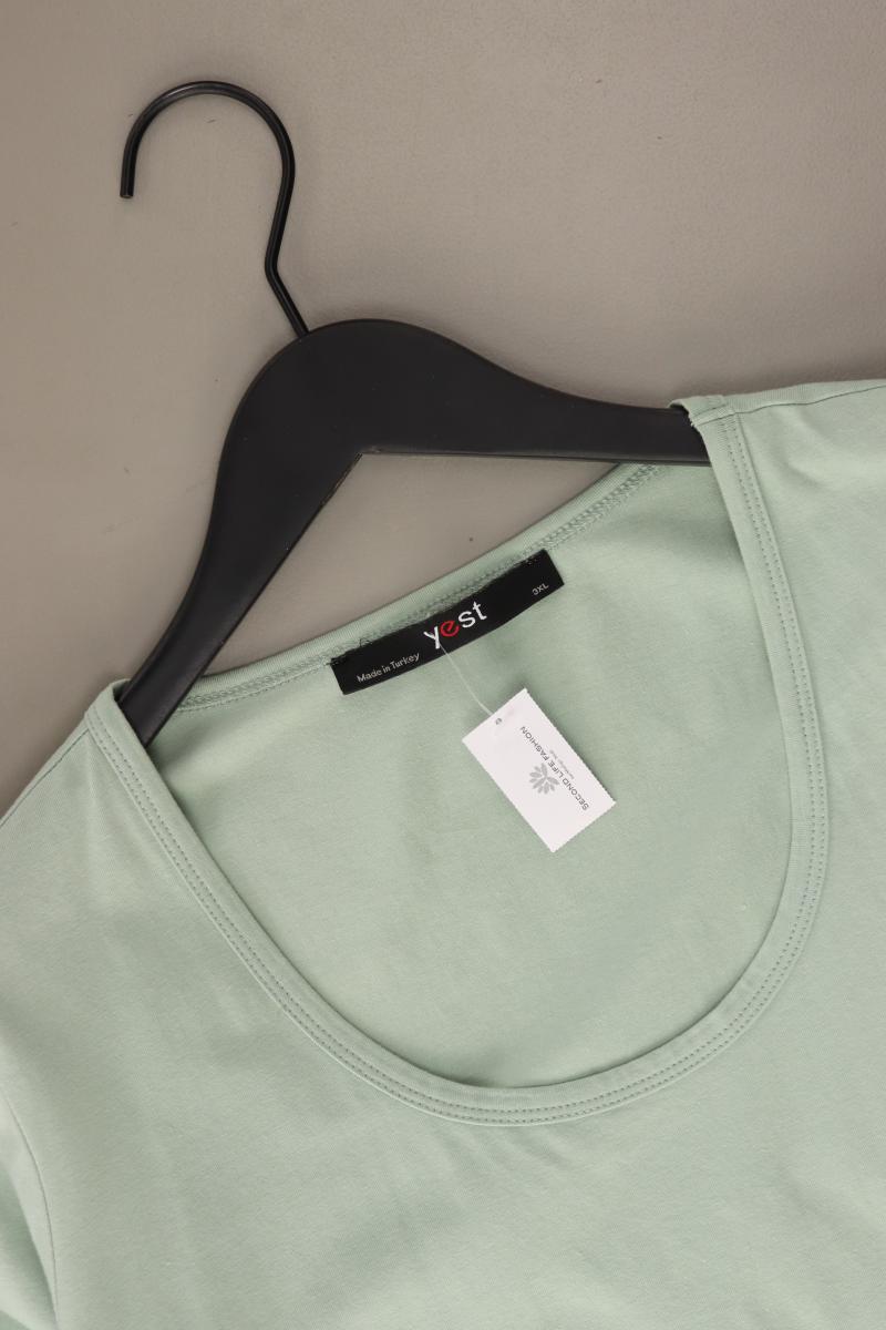 yest Shirt salbei farben Gr. XL 3/4 Ärmel grün aus Baumwolle
