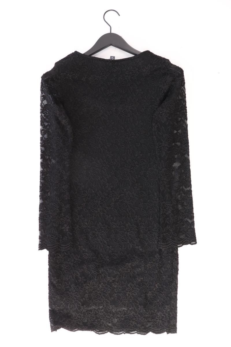 She Spitzenkleid Gr. 38 Langarm schwarz aus Polyester