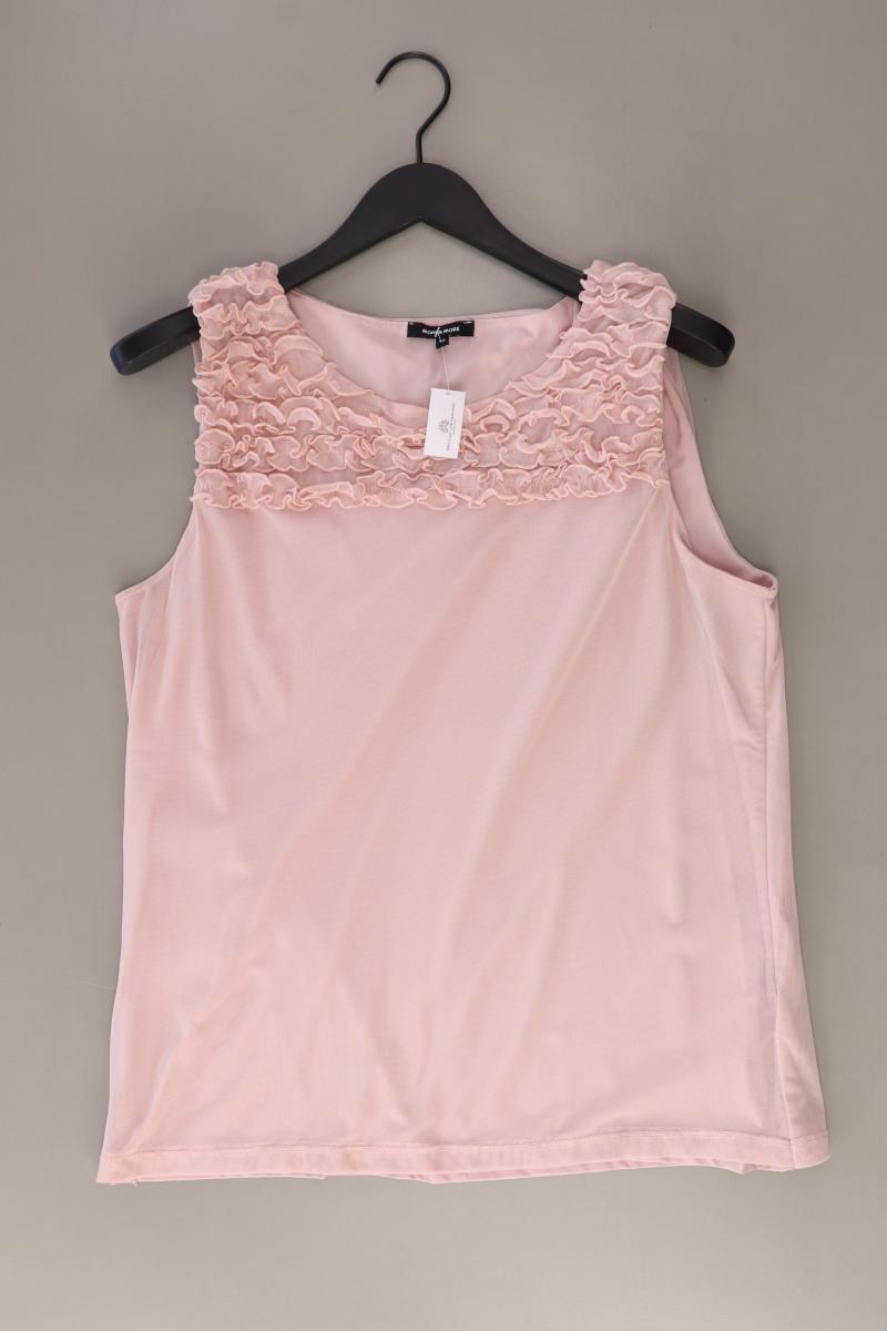 More&More Ärmellose Bluse Gr. 42 rosa aus Polyester