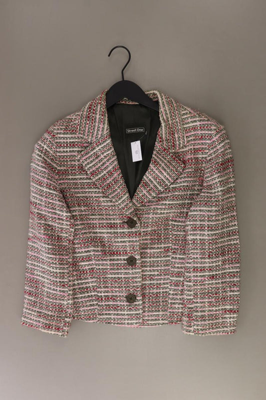 Street One Regular Blazer Gr. 40 Vintage mehrfarbig aus Baumwolle