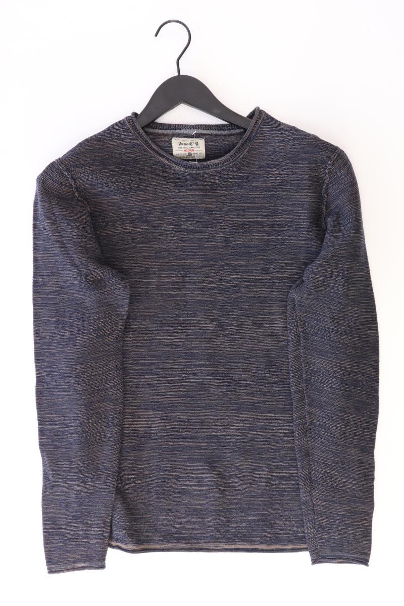 Jack & Jones Feinstrickpullover für Herren Gr. M blau aus Baumwolle