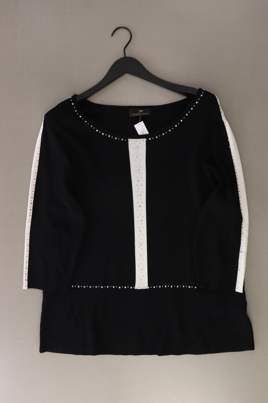 Alfredo Pauly Feinstrickpullover Gr. 46 schwarz aus Viskose