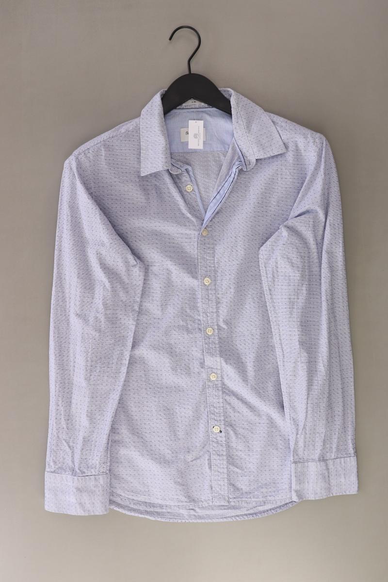 Pepe Jeans Langarmhemd für Herren Gr. M blau aus Baumwolle