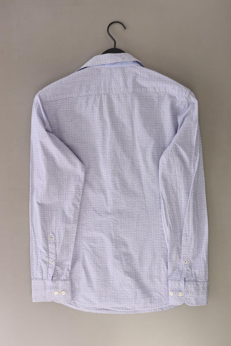 Pepe Jeans Langarmhemd für Herren Gr. M blau aus Baumwolle