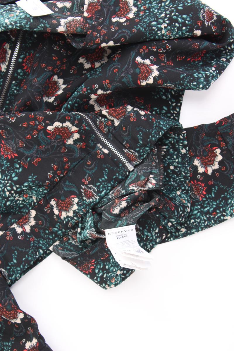 Reserved Blouson Gr. 34 mit Blumenmuster Langarm mehrfarbig aus Polyester
