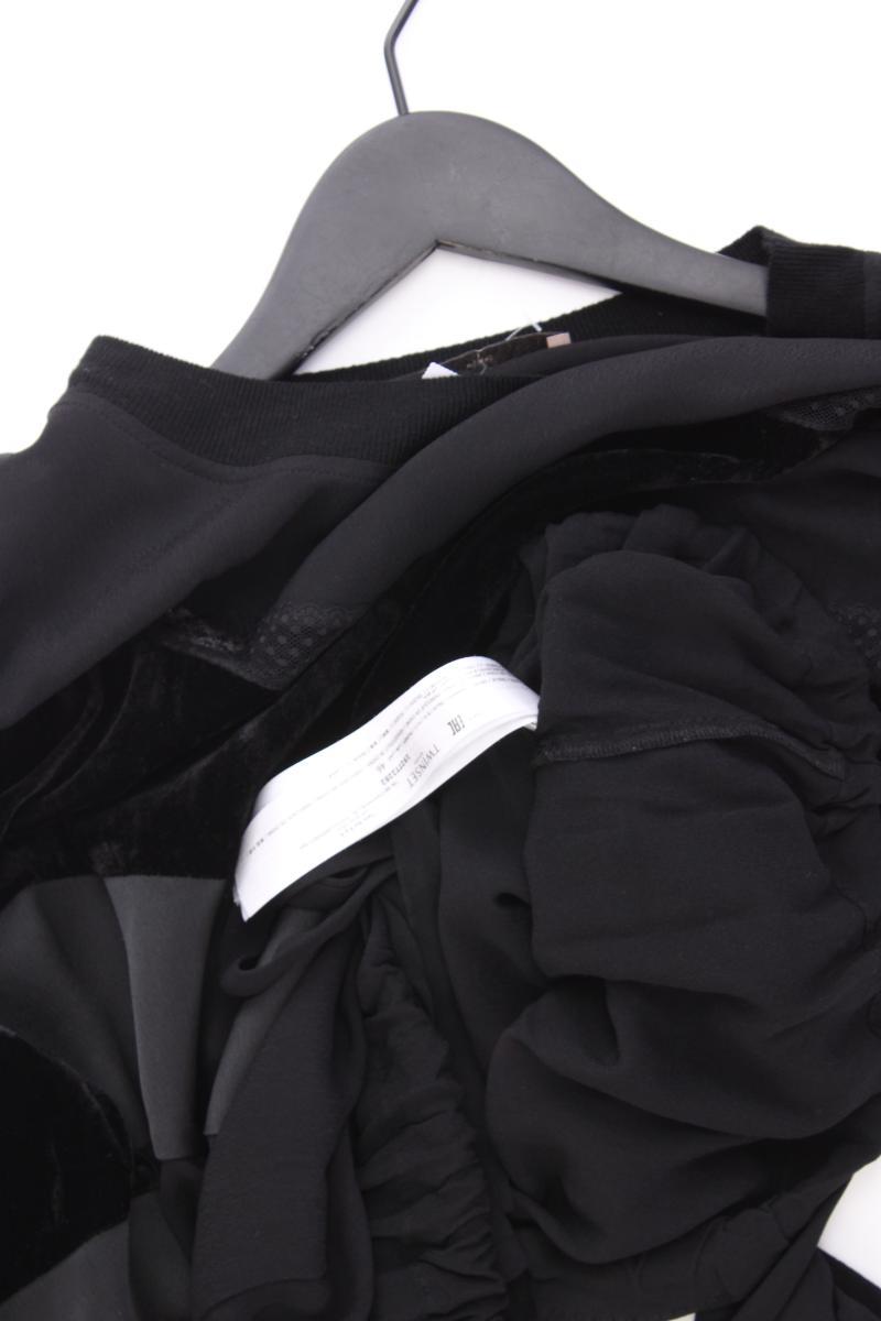 Twin Set Langarmbluse Gr. IT 46 (M) schwarz aus Viskose