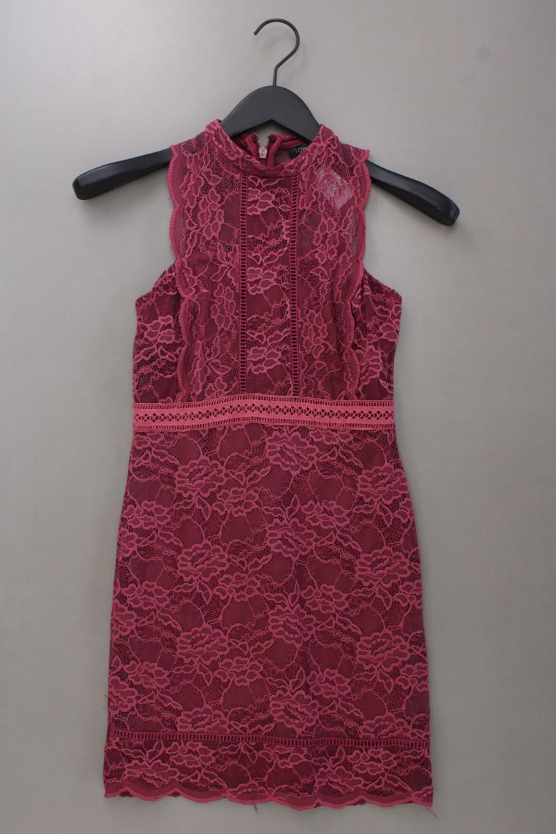 Topshop Spitzenkleid Gr. 34 Ärmellos rosa aus Nylon