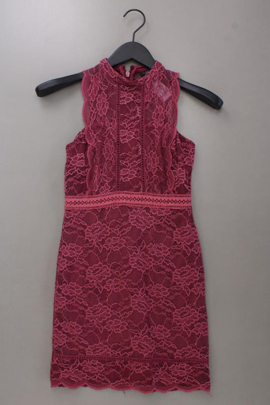 Topshop Spitzenkleid Gr. 34 Ärmellos rosa aus Nylon