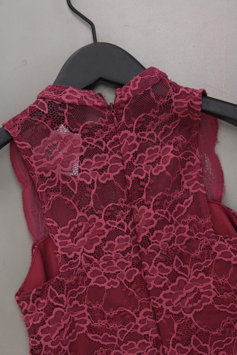 Topshop Spitzenkleid Gr. 34 Ärmellos rosa aus Nylon