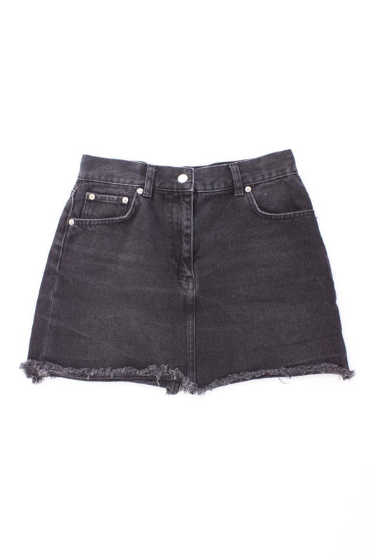 NA-KD Jeansrock Gr. M grau aus Baumwolle
