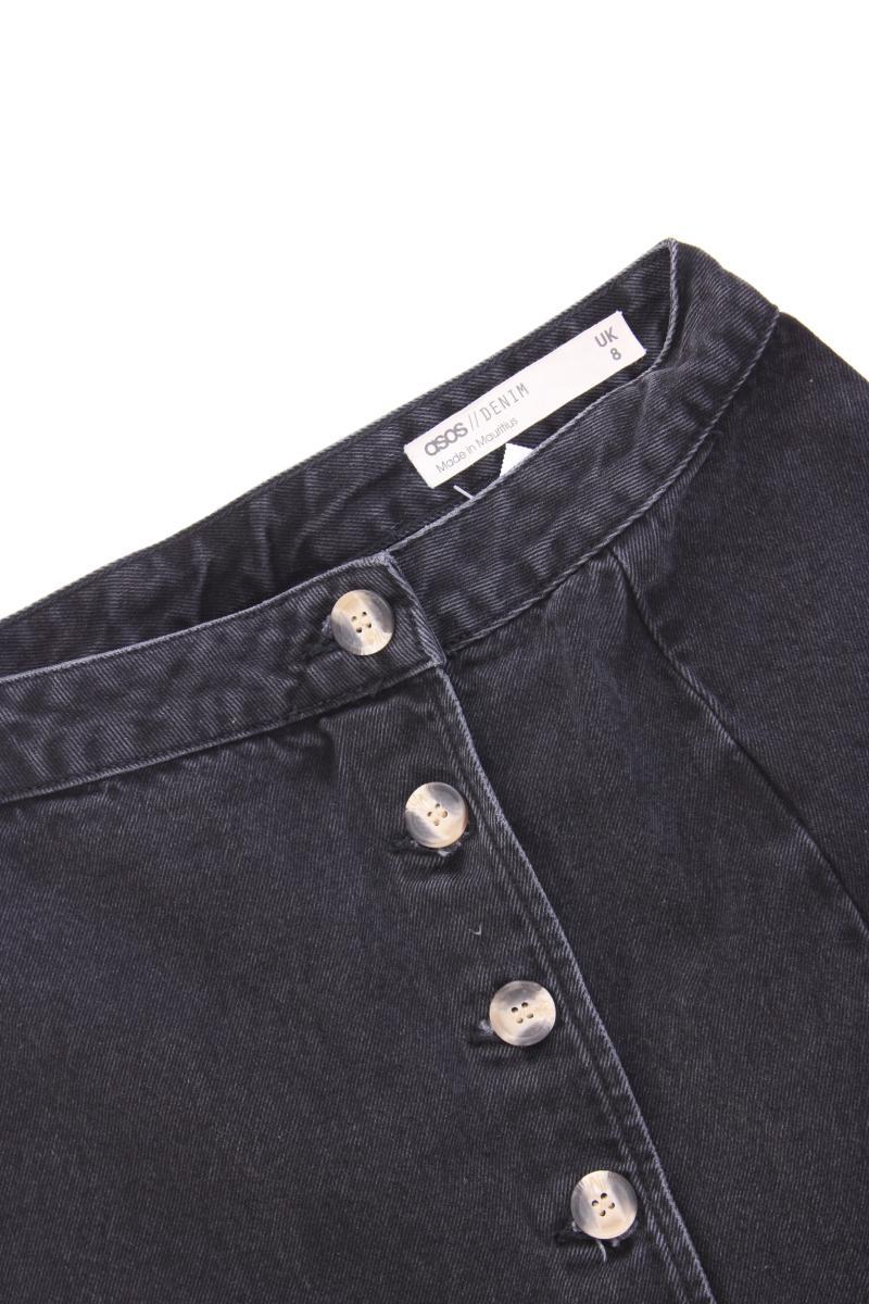Asos Jeansrock Gr. 36 grau aus Baumwolle