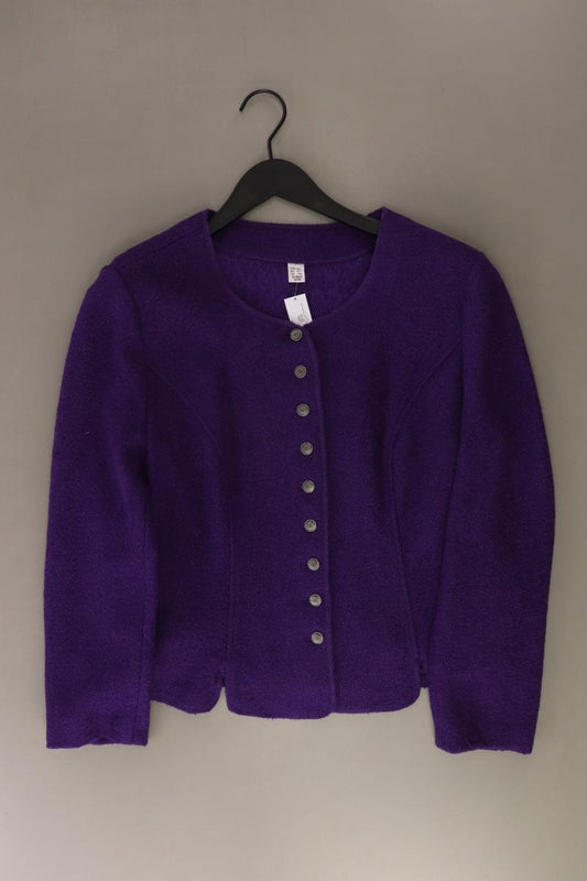 Trachtenjanker Gr. 40 Langarm lila aus Viskose