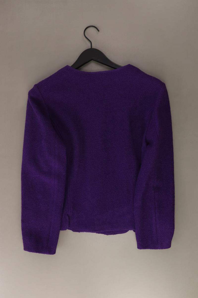 Trachtenjanker Gr. 40 Langarm lila aus Viskose