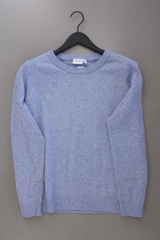 Vila Feinstrickpullover Gr. L blau