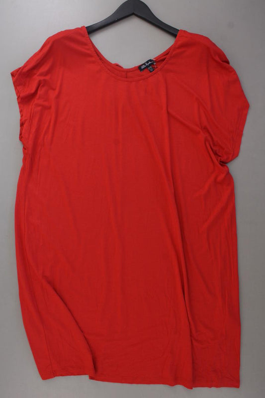Ulla Popken Jerseykleid Gr. 46/48 neuwertig Kurzarm orange aus Viskose