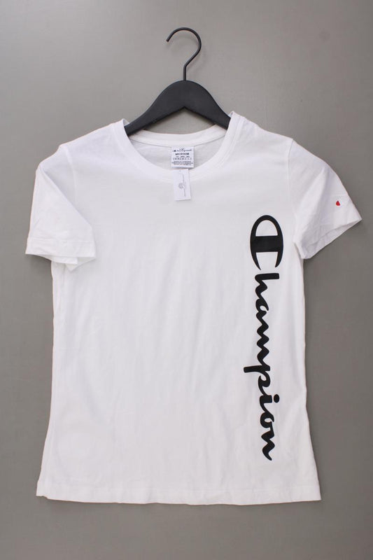 Champion Printshirt Gr. M Kurzarm weiß