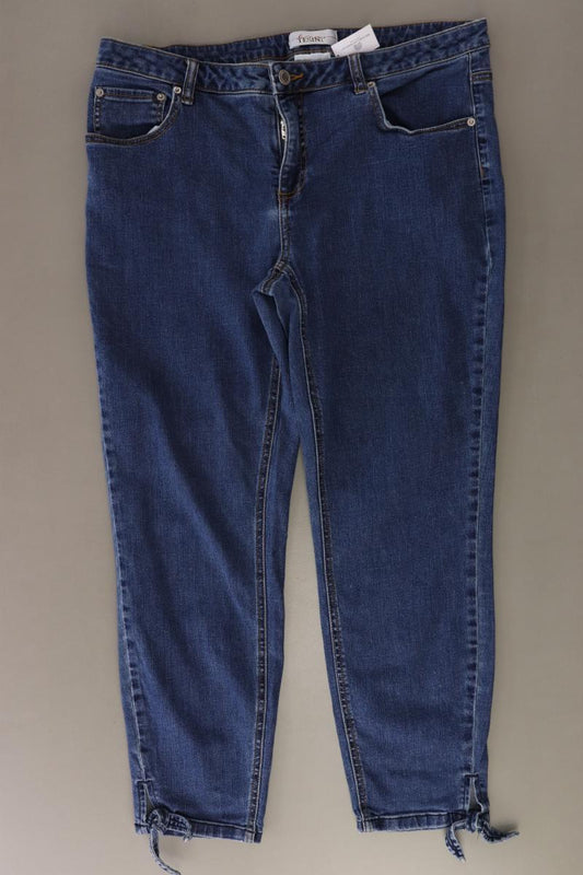 Linea Tesini Straight Jeans Gr. 44 blau aus Baumwolle