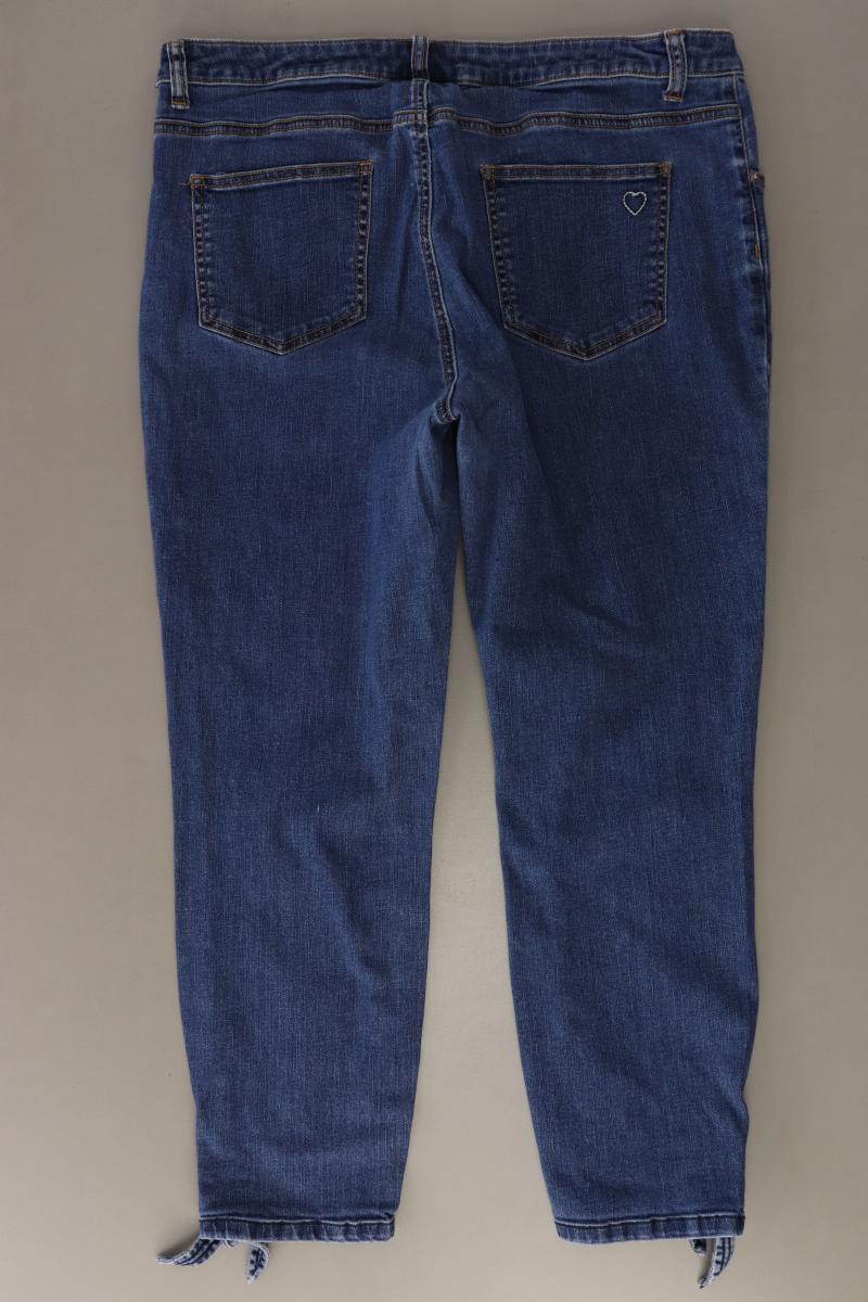 Linea Tesini Straight Jeans Gr. 44 blau aus Baumwolle