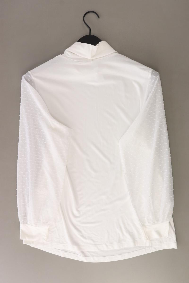 Pfeffinger Longsleeve-Shirt Gr. 46 Langarm weiß aus Viskose