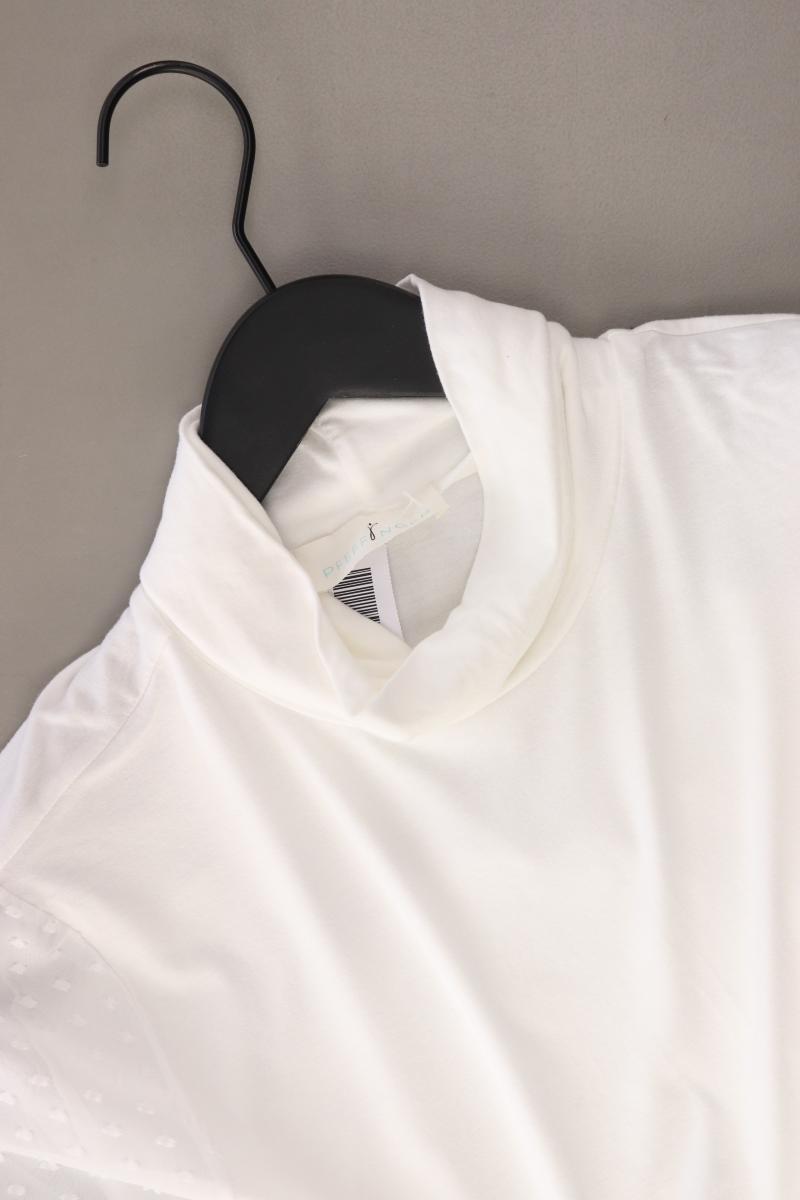 Pfeffinger Longsleeve-Shirt Gr. 46 Langarm weiß aus Viskose