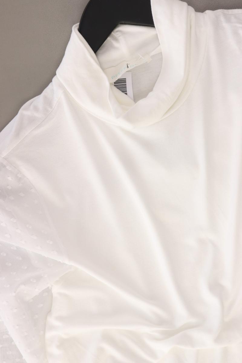 Pfeffinger Longsleeve-Shirt Gr. 46 Langarm weiß aus Viskose