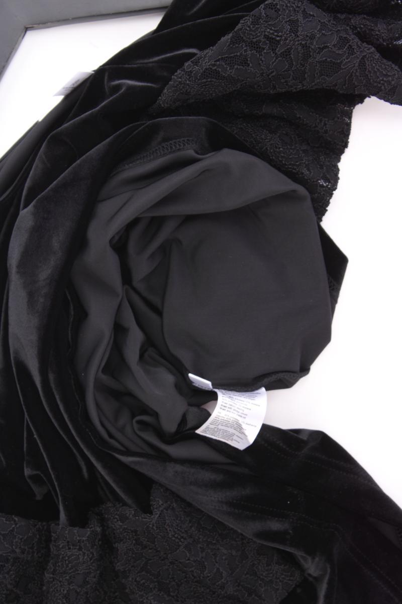 Couture Line Samtshirt Gr. 48 Langarm schwarz aus Polyester