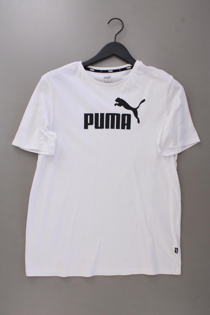 Puma Sportshirt für Herren Gr. M Kurzarm weiß