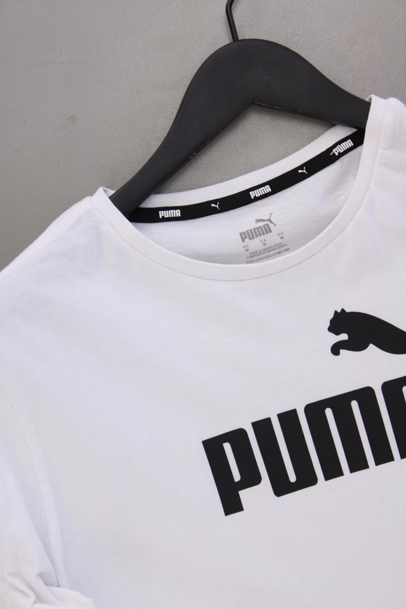 Puma Sportshirt für Herren Gr. M Kurzarm weiß