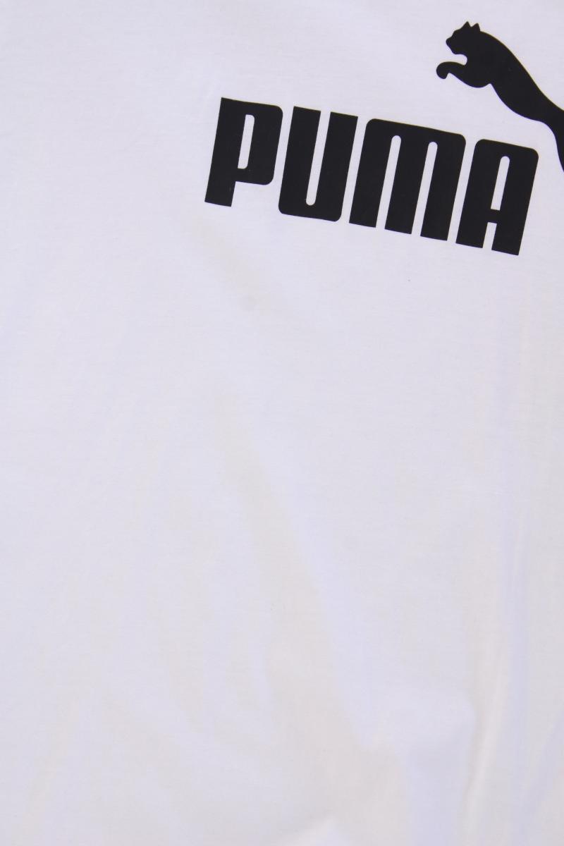 Puma Sportshirt für Herren Gr. M Kurzarm weiß