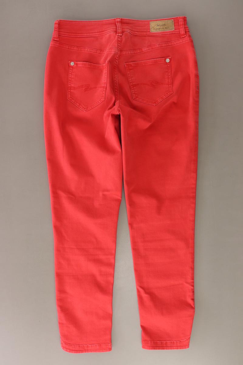 Street One Straight Jeans Gr. W27 rot aus Baumwolle