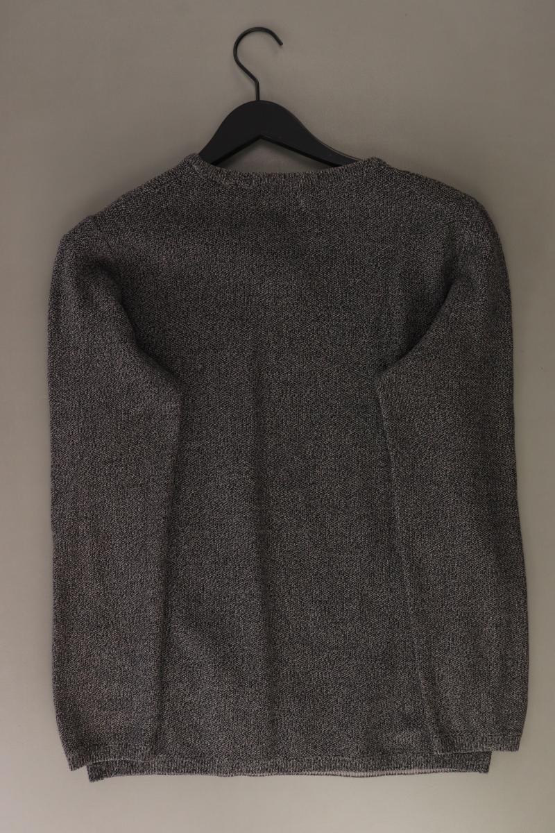 Tom Tailor Feinstrickpullover für Herren Gr. L grau aus Baumwolle